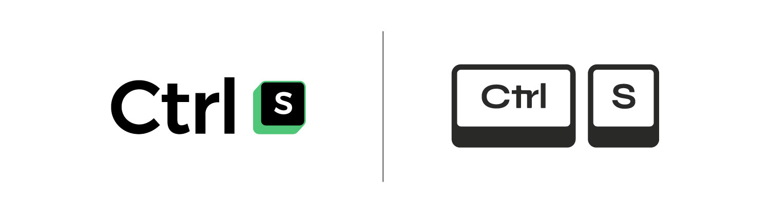 Comparaison entre l'ancien logo de Ctrl S et le nouveau logo