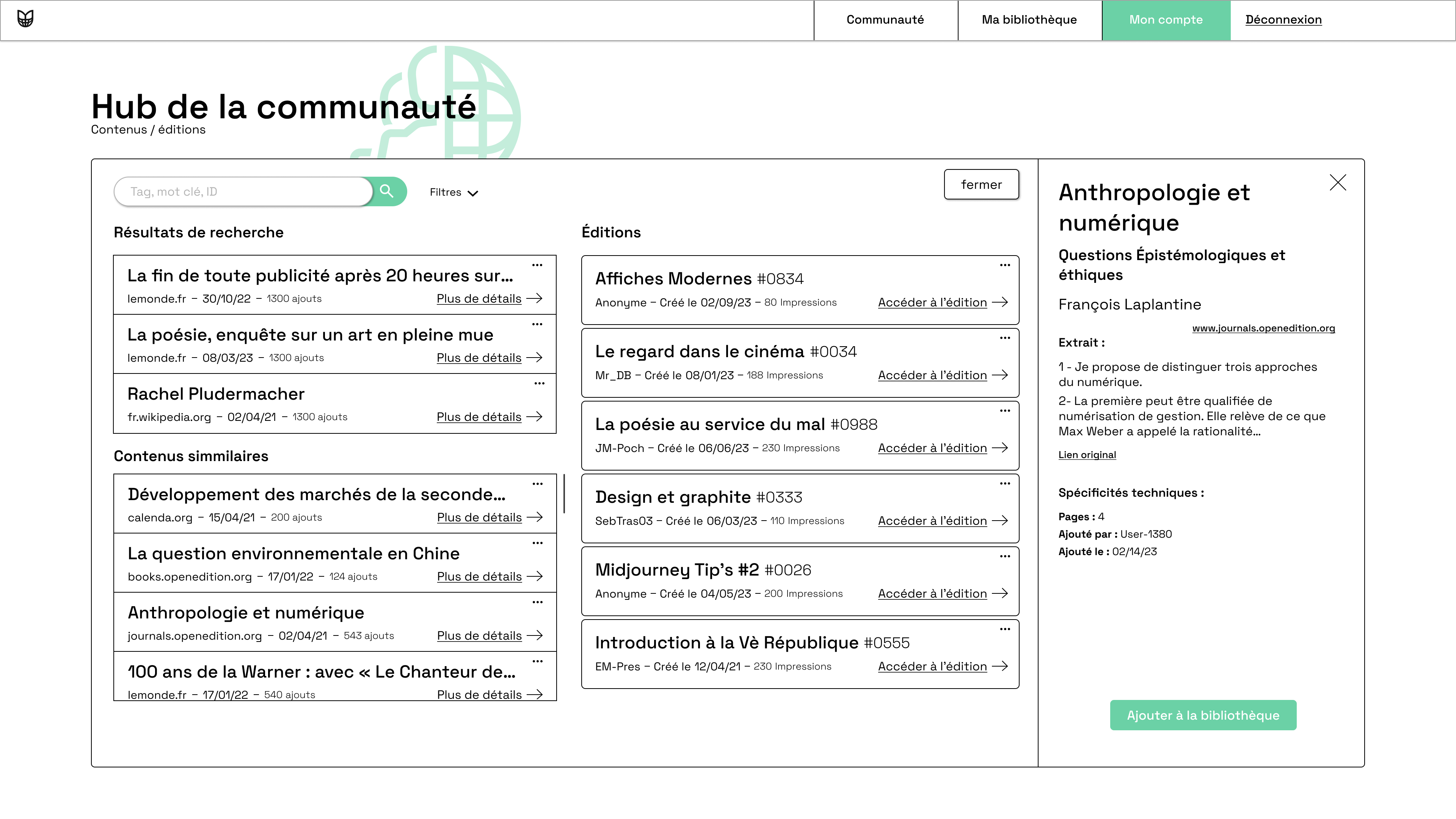 OpenPrint - Hub search