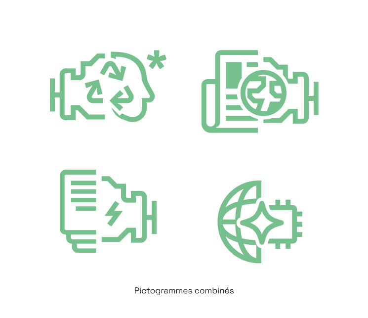 Pictogrammes mixés