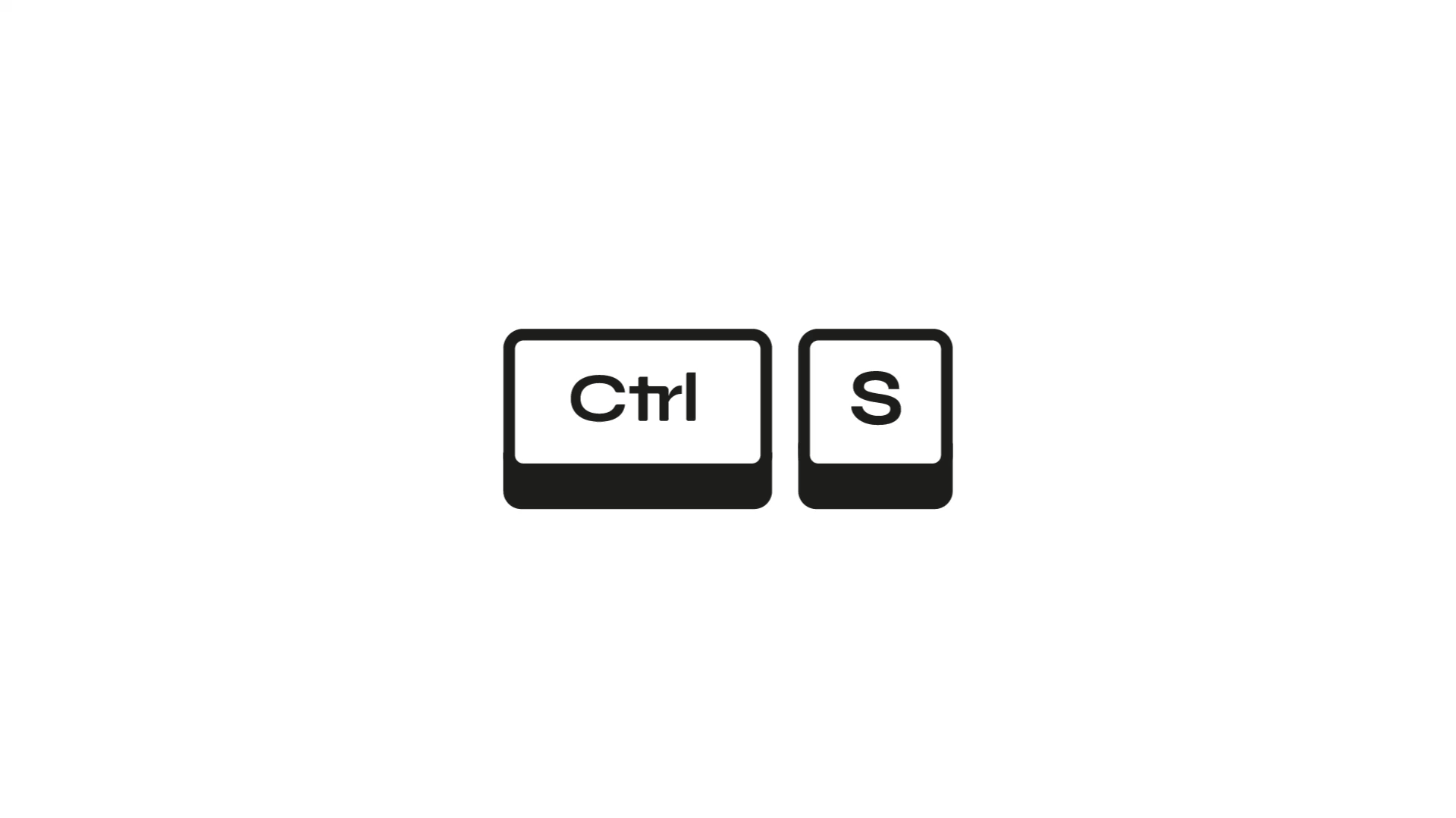 Animation du logo de du studio Ctrl S